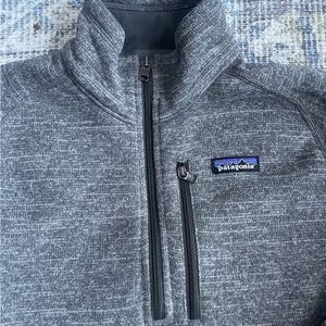 Patagonia Gray 1/4 Zip Better Sweater Mens Pullover Sz S